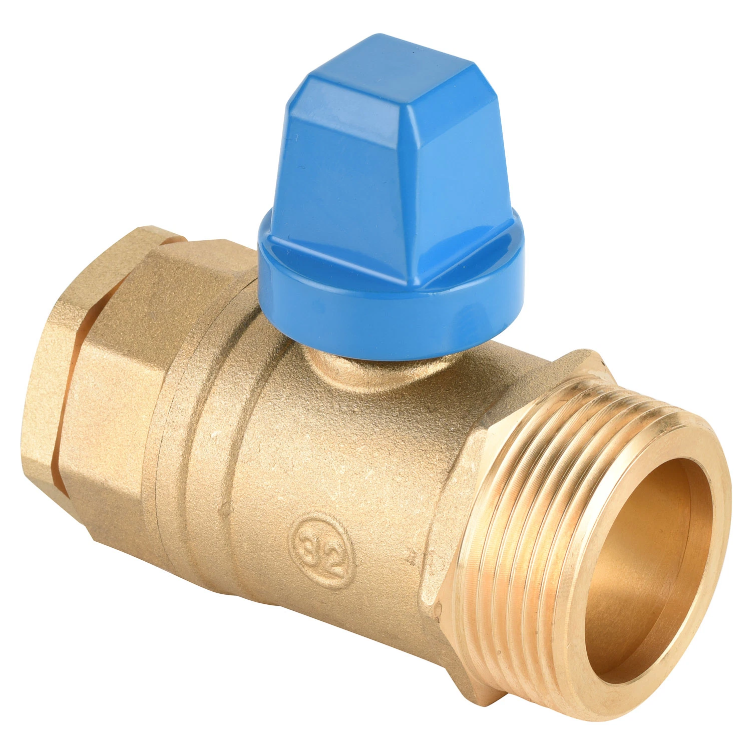 Original Factory Cw617n Brass Connection Ball Valve PE Compression End