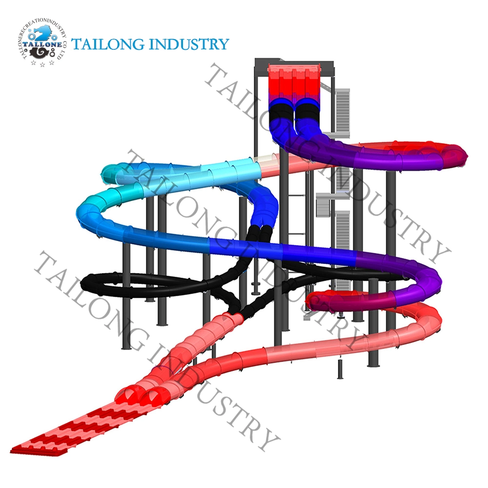 Time Machine Water Slide of Water Park Water Play Equipment