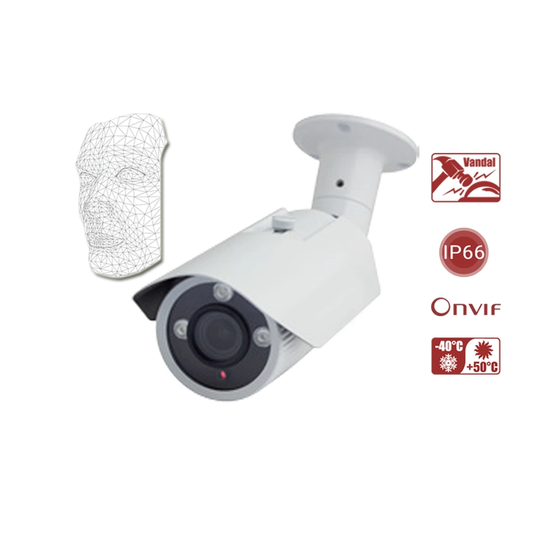 Fabricant 2MP Poe de détection de visage Bullet Prix Mini caméra CCTV