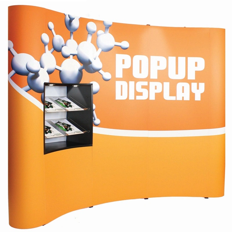 Portable Aluminum Elastic Band Tension Fabric Easy Assemble Event Backdrop Stands Outdoor Advertising Pop up Fabric Backdrop