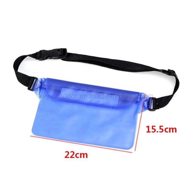 Wasserdichte Tasche mit Taillenband berührbare Dry Bag Mit verstellbarem Gürtel zum Schwimmen