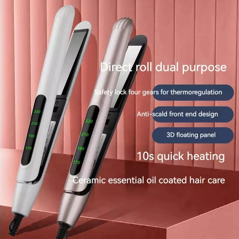 Auto Steam &Infrared Flat Iron Cloud Nine Hair Straightener Heat Transfer Printing Private Label Hair Styling Tools