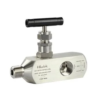 High Pressure 6000 Psi 1/4 1/2 in. Od NPT Stainless Steel Single/ Multi Port Gauge Valve Vent Valve