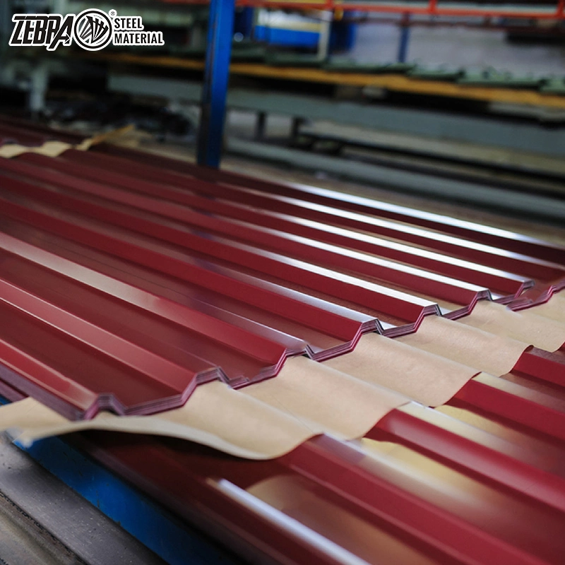 AISI JIS 4X8 Size Metal Materials Roofing Building Corrugated Steel Sheet Manufacturer