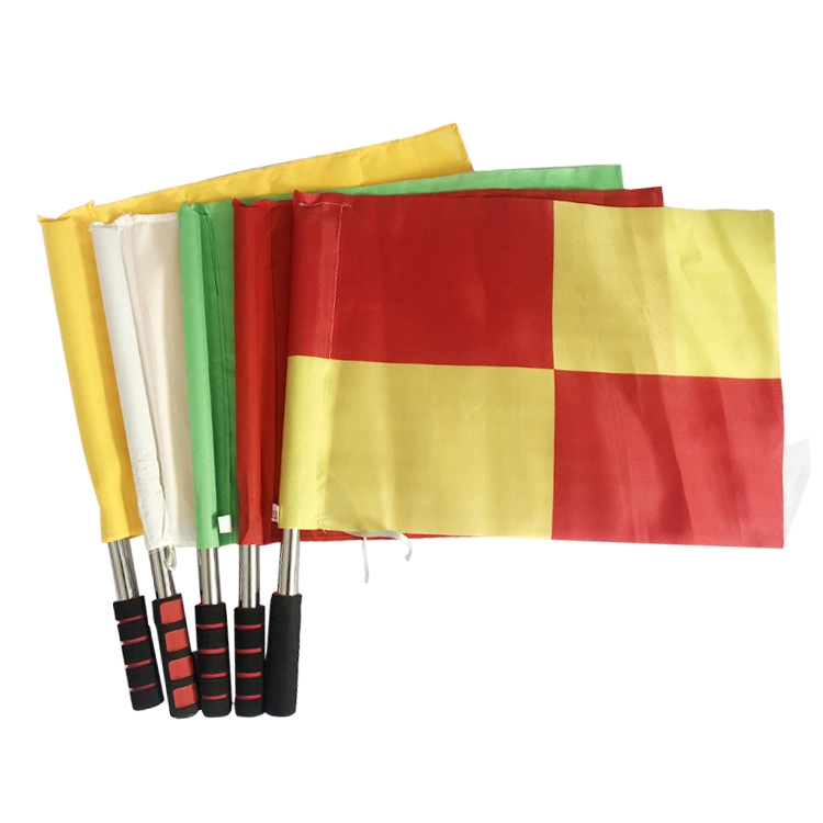 Custom Soccer Referee Flag Fair Play Sports Match Football Linesman Flags Referee