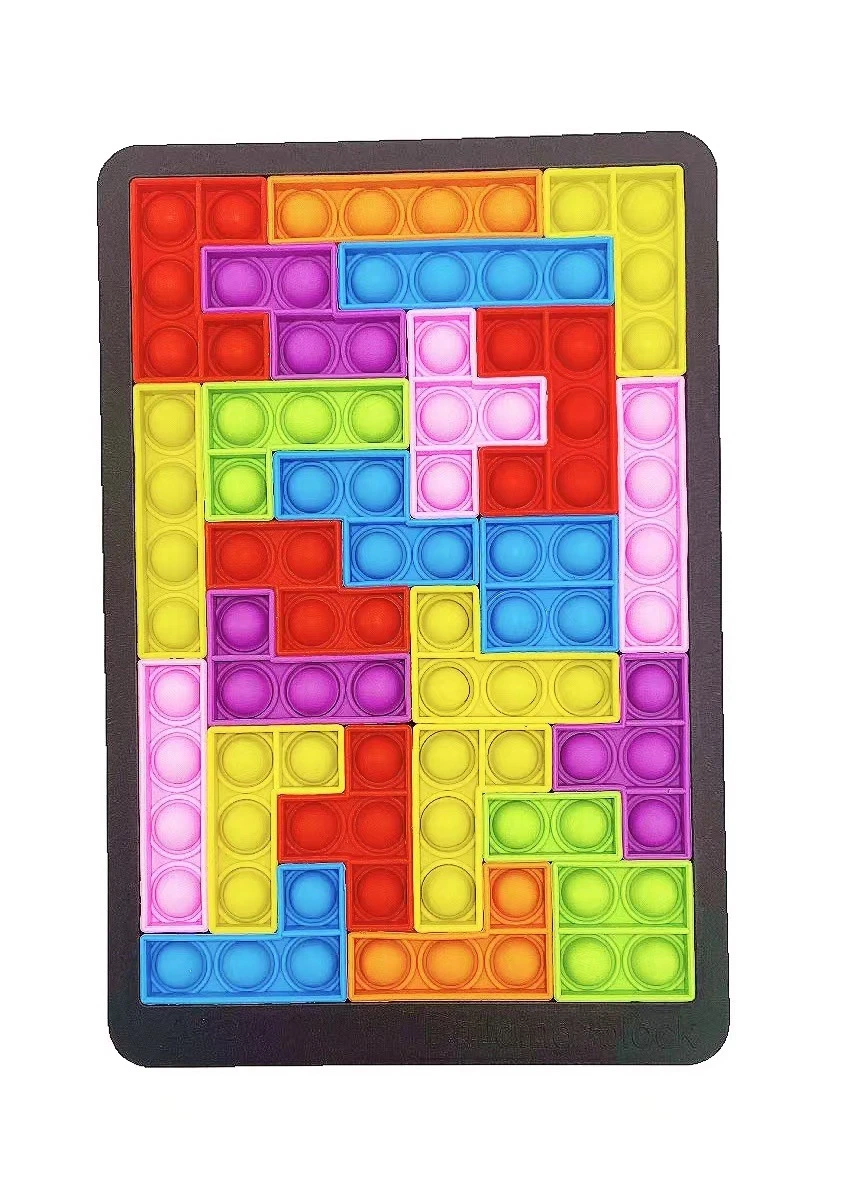 Wholesale/Supplier Amazon Silicone Kids Educational Toys Creative Magic Cube Pop Stress Relief Jigsaw Puzzle
