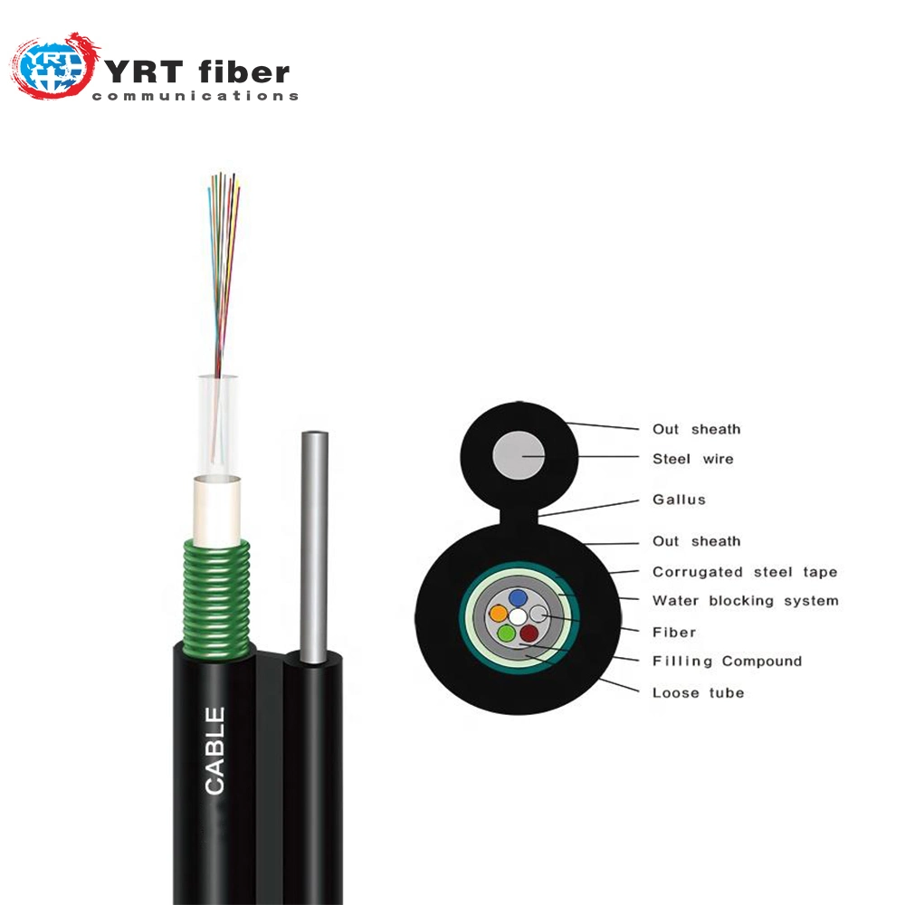 Antenne autosupport Figure-8 câble câble de communication optique à fibre Gyxtc8s