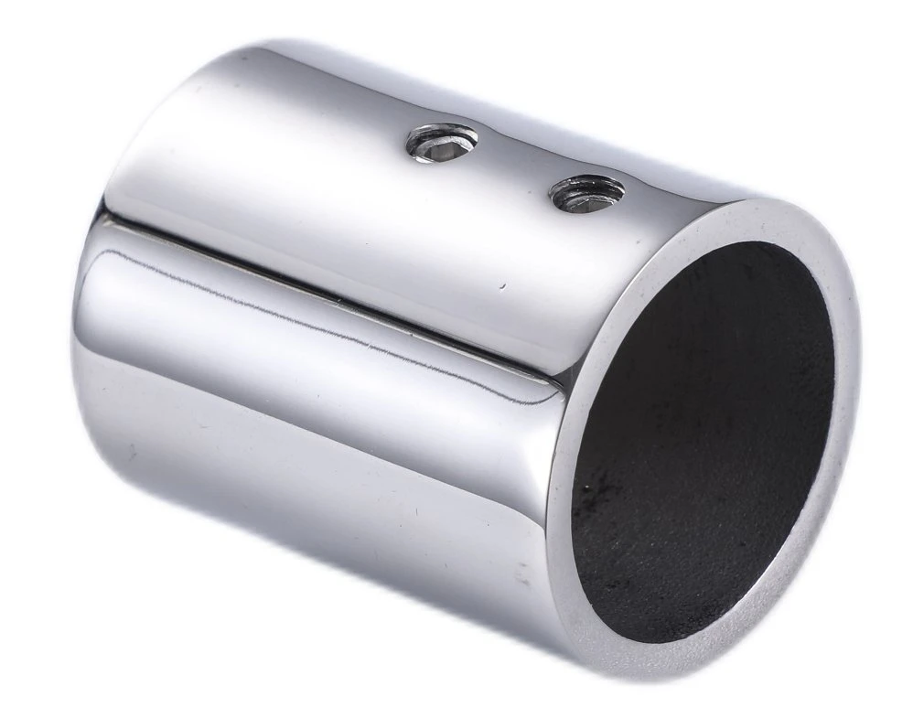 Shower-Enclosure Hardware Accessories 304-Stainless-Steel Support Bar Pipe Fitting Connector