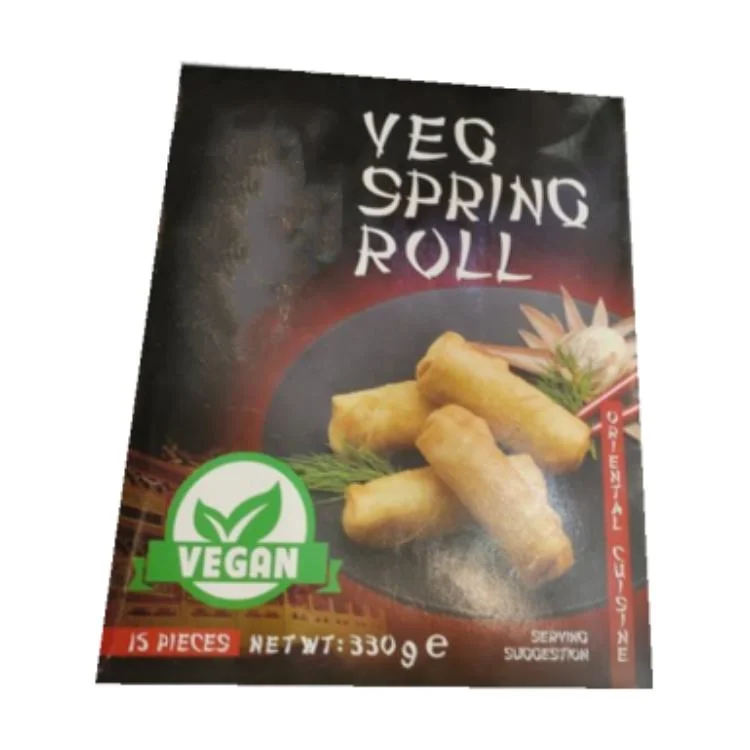 Wheatsun comida deliciosa vietnamita congelado Casa vegetal pequeno Vegan Primavera Massa de envolvedor de rolos