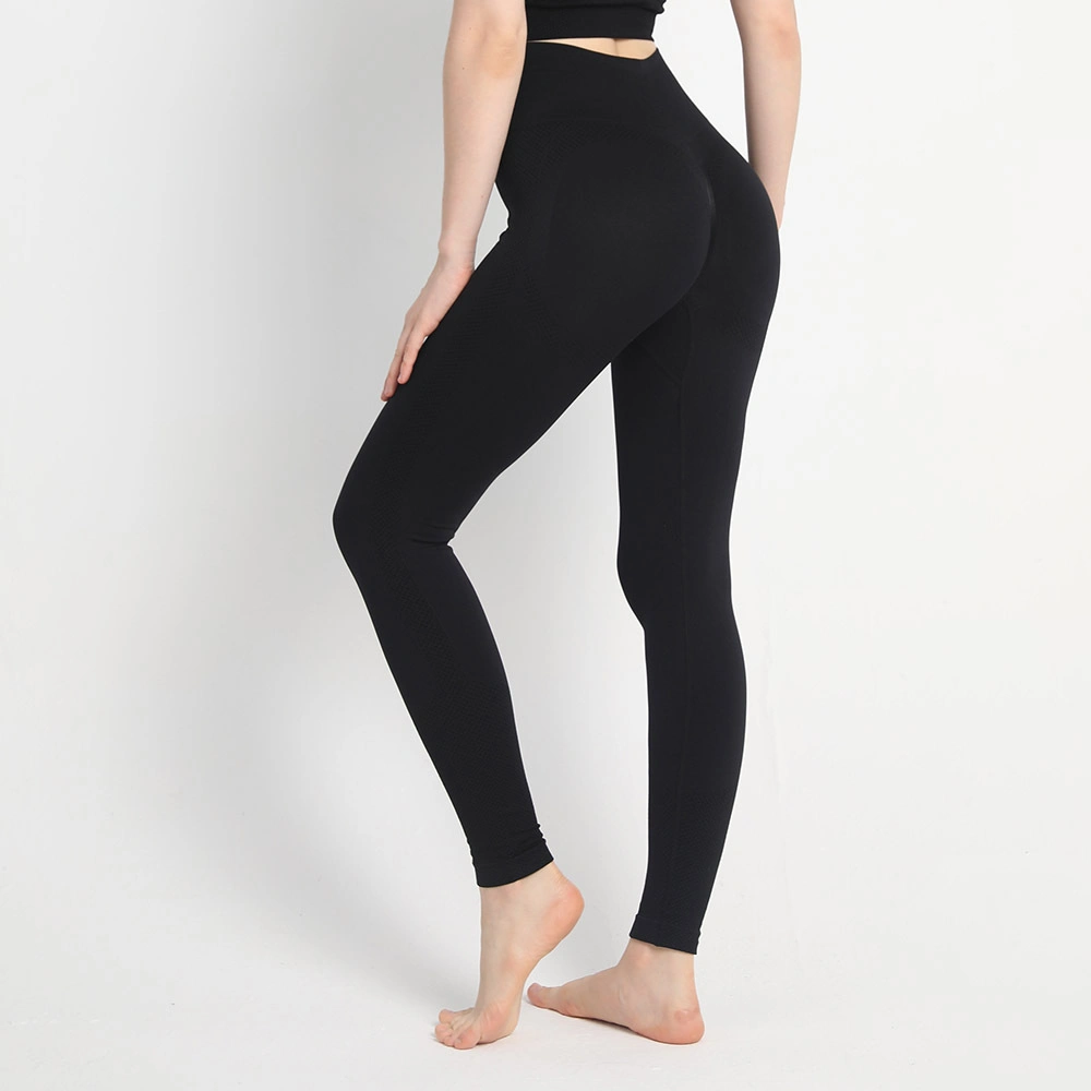 Yoga Hose Women′ S Hüftlift mit hohem Bund Pfirsich-Tight Trainingshose