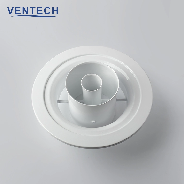 HVAC System Direction Adjustable Multi Ring Air Jet Round Diffuser