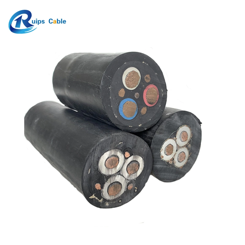 N3ghssycy Heavy Duty Medium Voltage Rubber Insulated Mining Cable The Connection of Mobile Operating