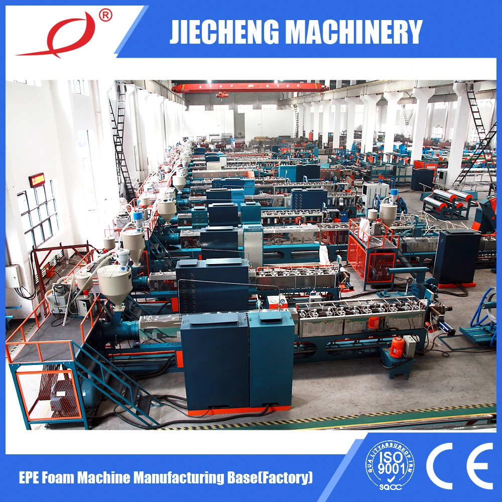 EPE Foam Sheet Machine Extruder Jc-150mm Expandable Polyethylene Plastic Machinery Manufacturer Low Density Good Cell Structure