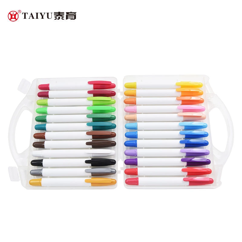 Manufactory OEM Child Safe Drawing Crayon Customized Color