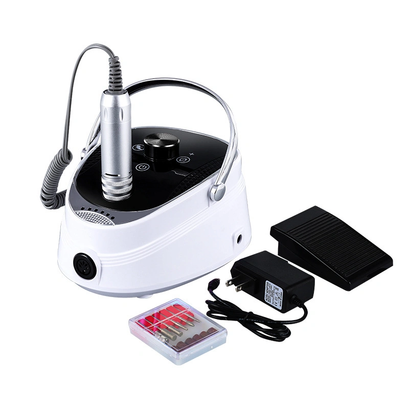 Amazon Venta caliente Professional Dedo Toe Nail Care 35000rpm eléctrico recargable taladradora de uñas para Manicura Pedicura Kit