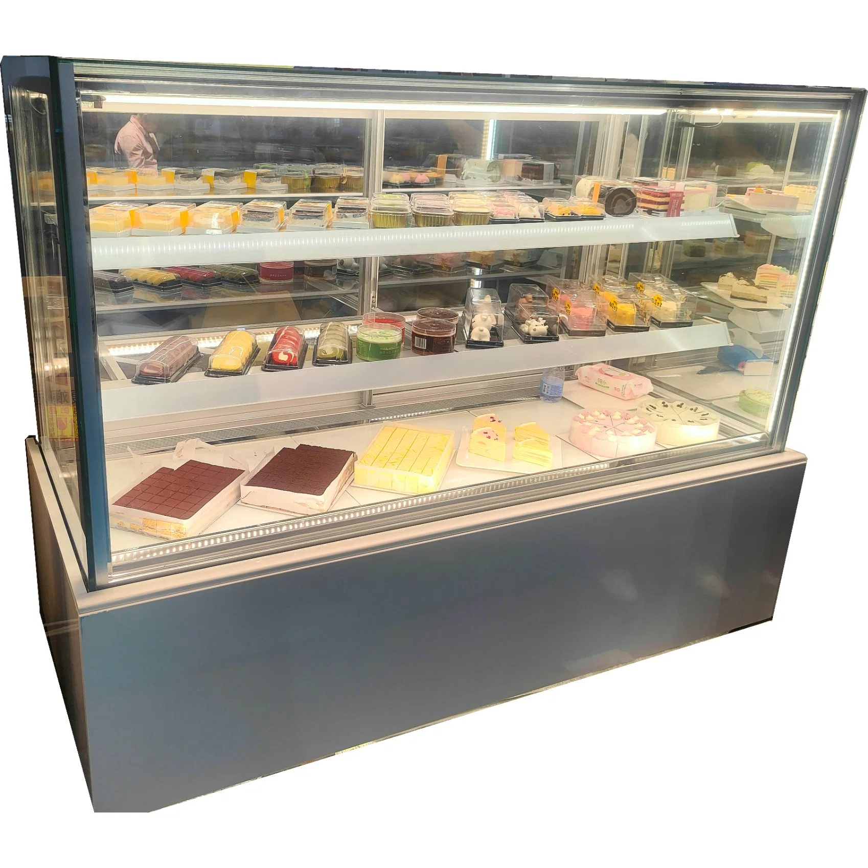 New Style Cake Display Chiller Cake Refrigerator Bakery Cake Display Refrigerator Chocolate Showcase