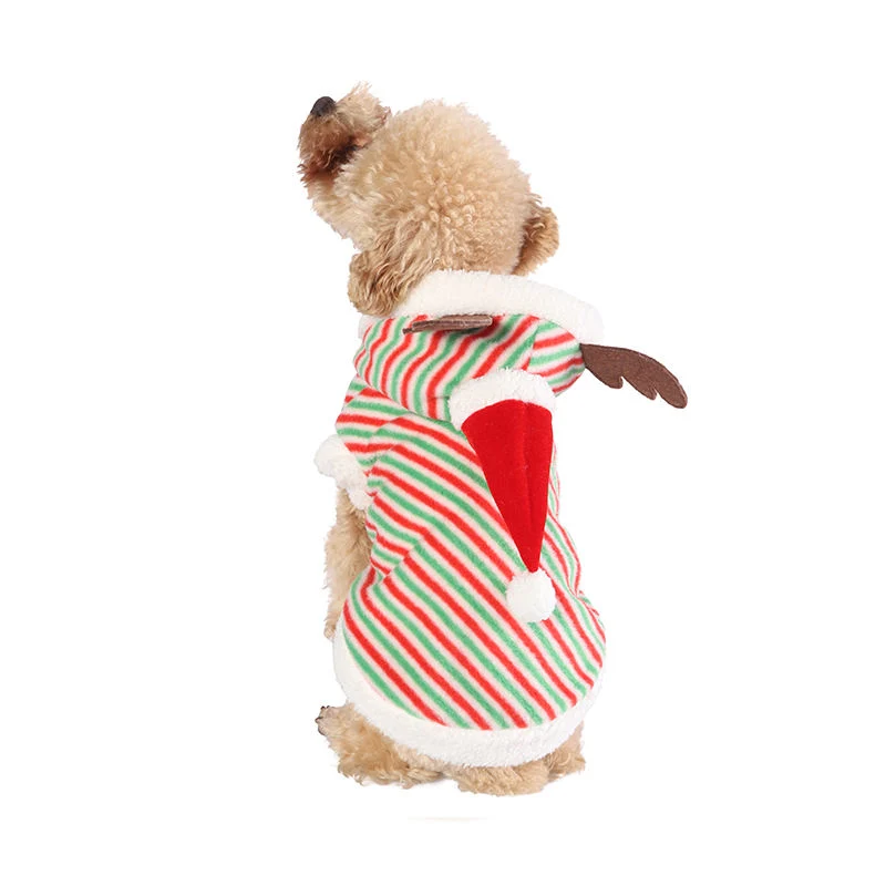 Hot Selling Christmas Pet Dog Clothes Cute Deer Elk Shape Costume Pet Dog Clothes