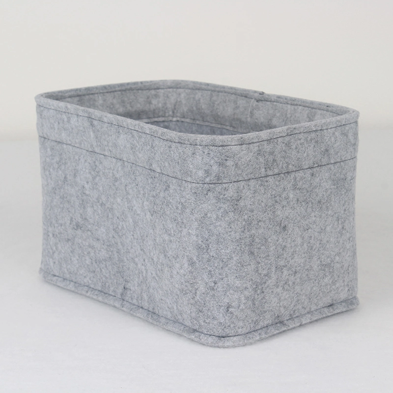 Recycled Plastic Polyester Felt Fabric Home Organizer Tool Storage Box for Office Locker