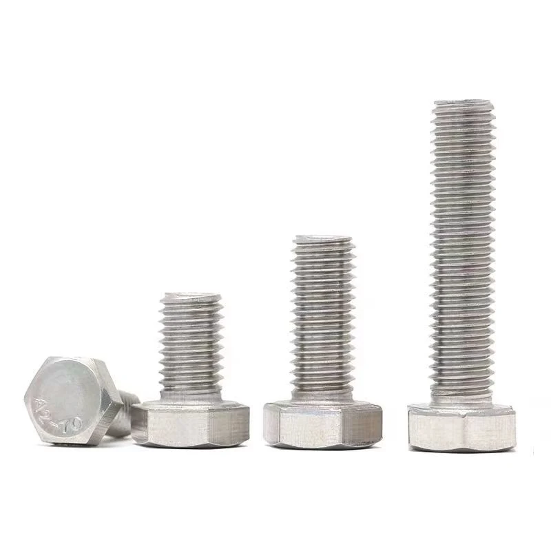 DIN933 Stainless Steel A4 A2 Metric Hex Head Machine Screws Bolt