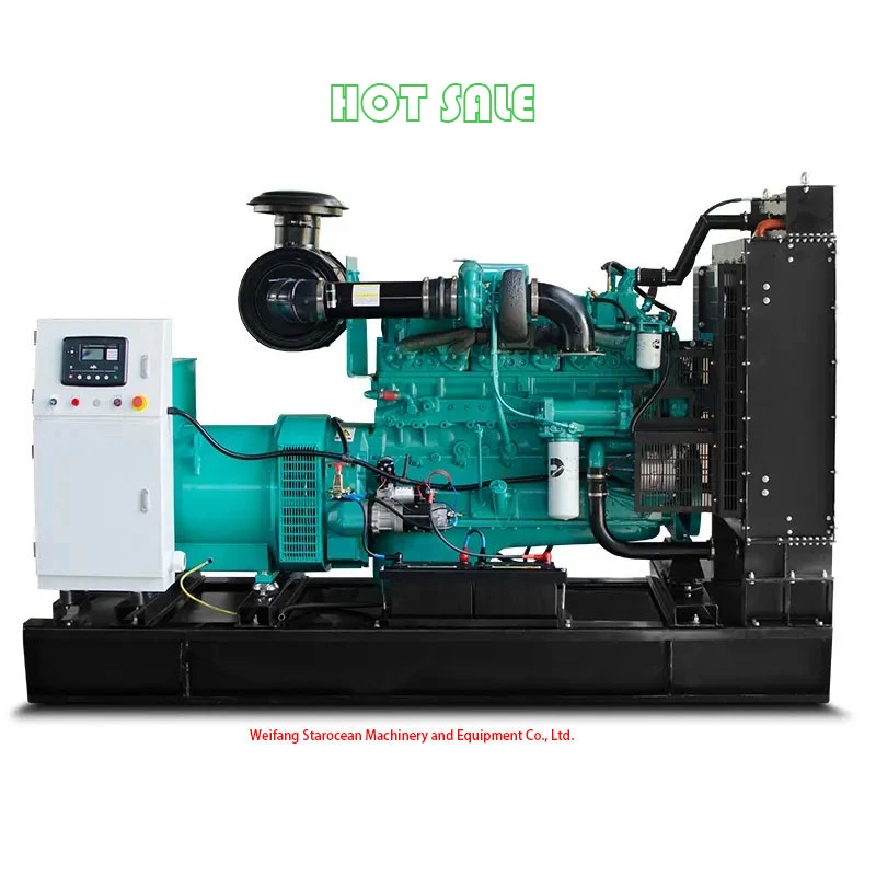 2023 Cylinder Ricardo Open Type LPG 125kVA 100kVA Gas Diesel Generator Set Factory Made