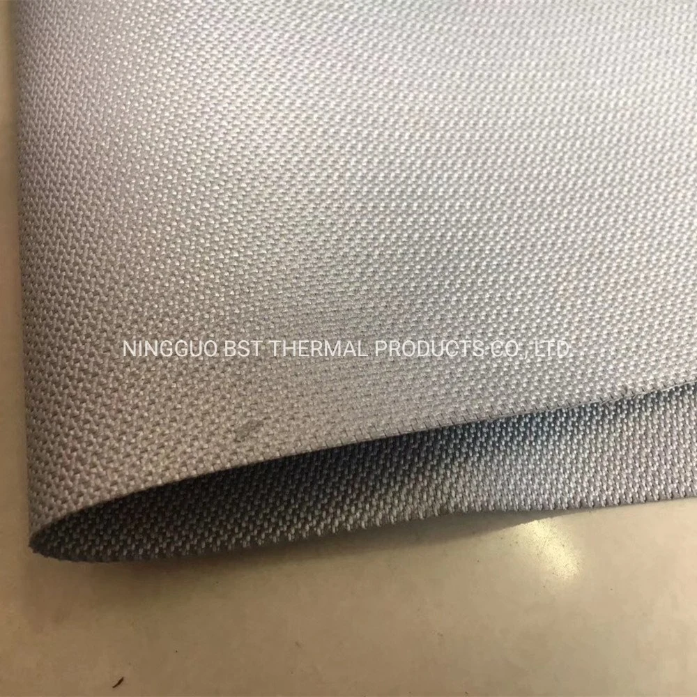 High Temperature Textile Cloths Silicone Rubber Coated Silica Fabric