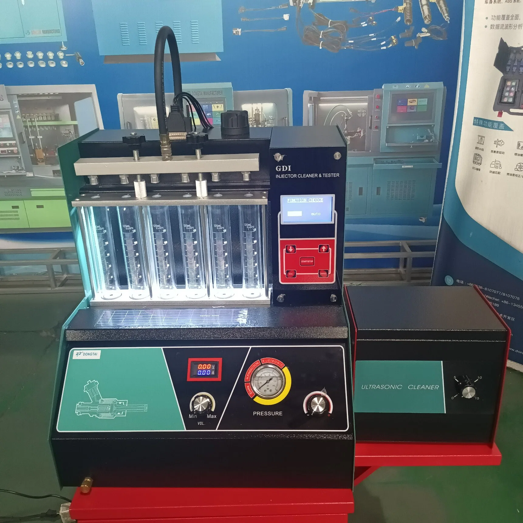 Dongtai Manufacturer Petrol and Gasoline Gdi-06 Automatic Injector Tester and Ultrasonic Cleaner