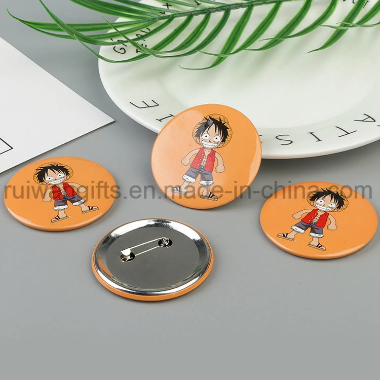 Custom Promotional Metal Pin Tin Badge, Button Badge for Promotional Gifts