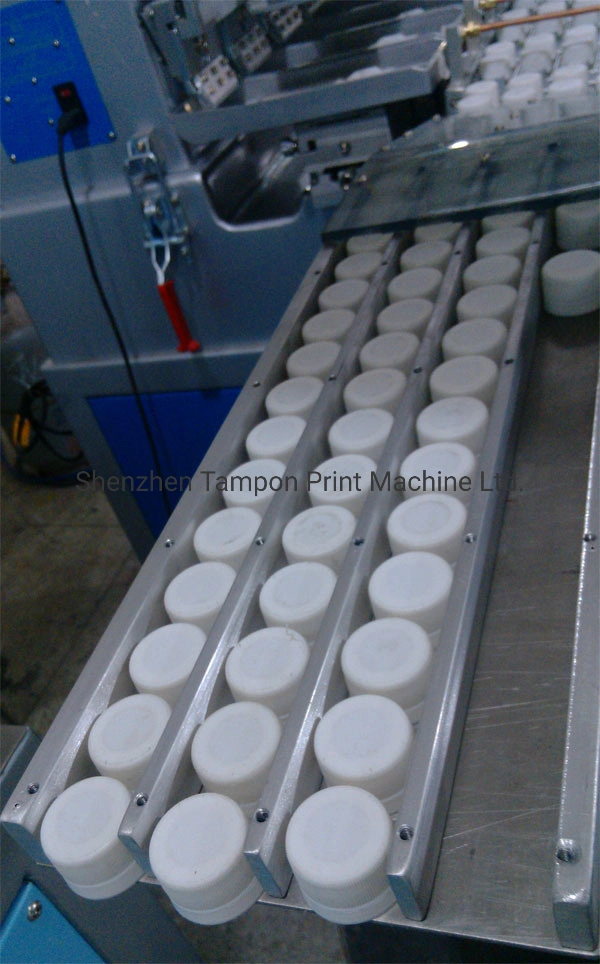 Automatic 4 Colors Bottle Caps Pad Printing Machinery