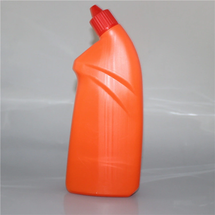 Plástico HDPE 750ml botella de líquido de limpieza de aseo con buena calidad