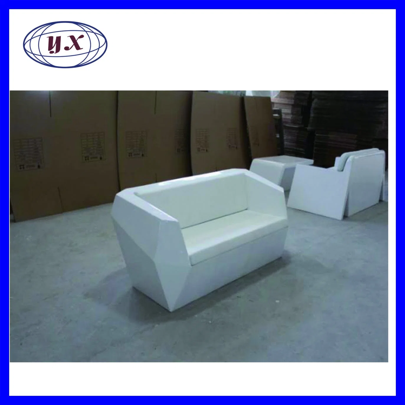 FRP Ice Cream Shop Wholesale/Supplier Modern Fashion Fiberglass Chair