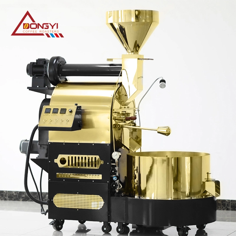 6kg Commercial Cocoa/Coffee Bean Roasters Machine Half Hot Air Mix Thermal Transmission