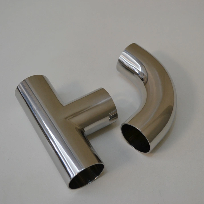 Stainless Steel Food Grade Welded Connection 90d Bend Fittings