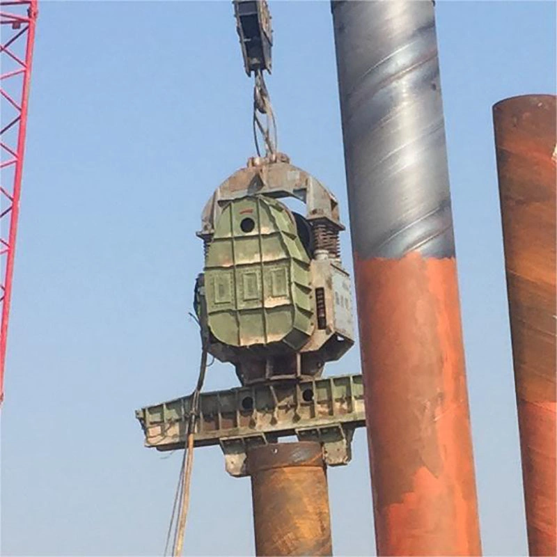 High Power Electric Vibratory Hammer for Pile Sinking and Pulling