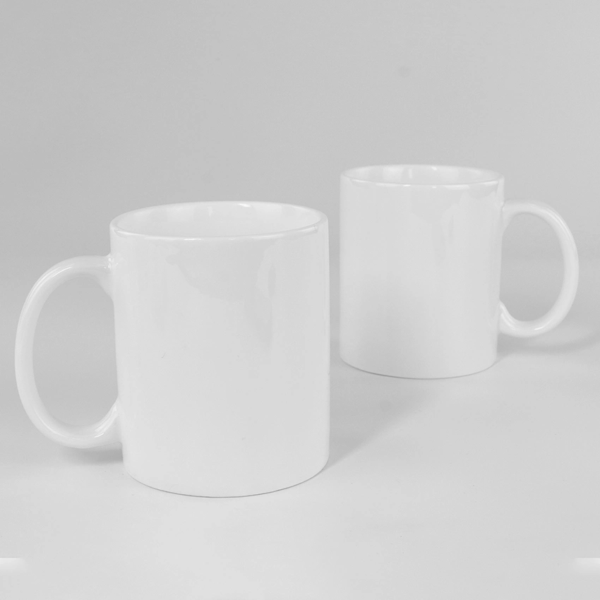 11 Oz High quality/High cost performance  Reinforced Porcelain Heat Transfer White Mugs Sublimation Cup