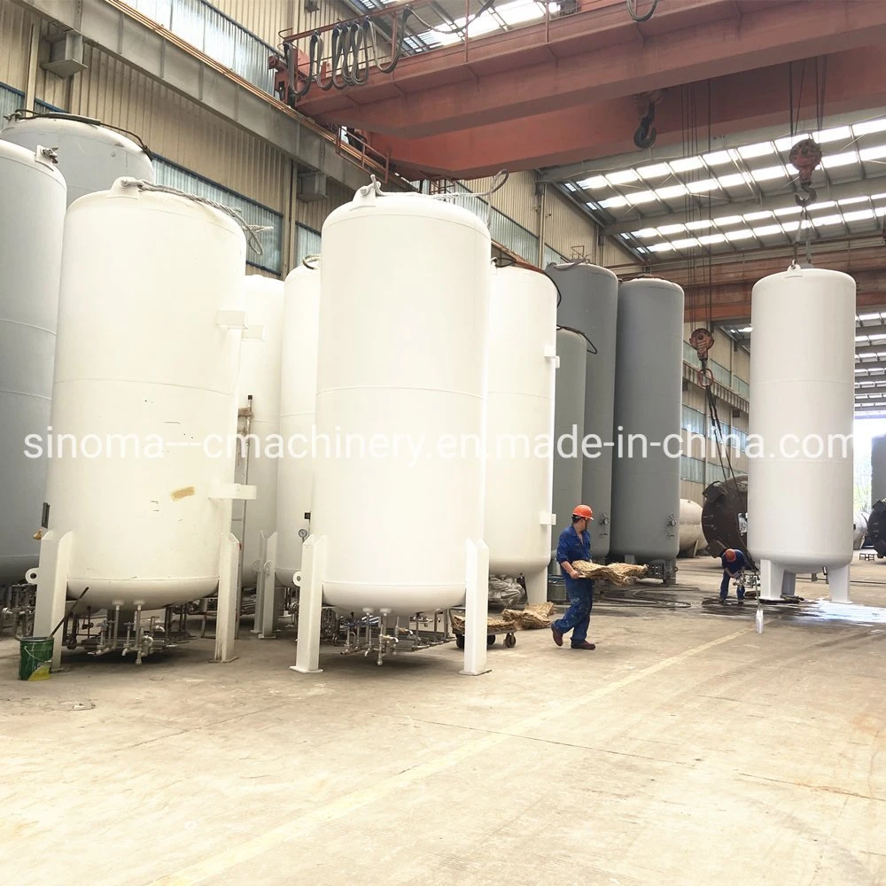 Micro Bulk Cryogenic Liquid Gas Vertical Stainless Steel Storage Tank