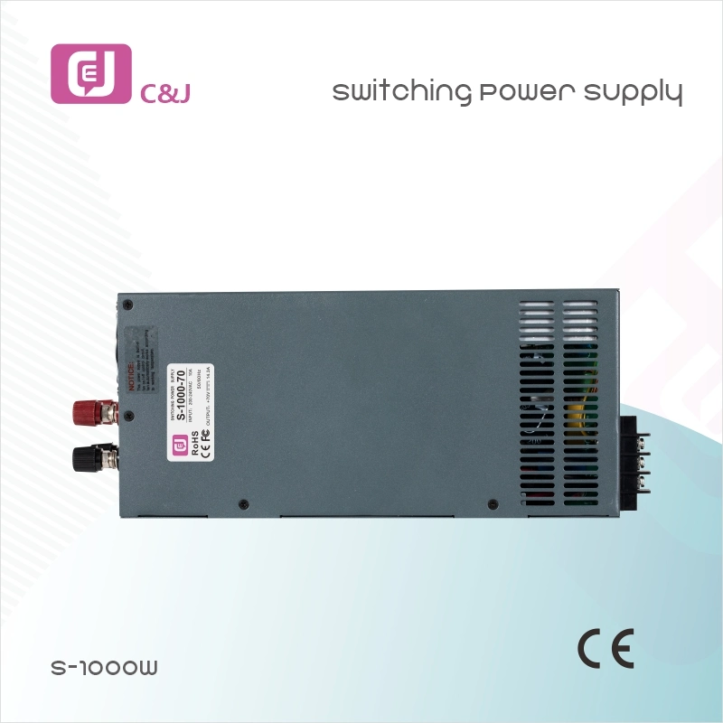 Transformer 1000W AC to DC Rail Type Single Output Switching Power Supply