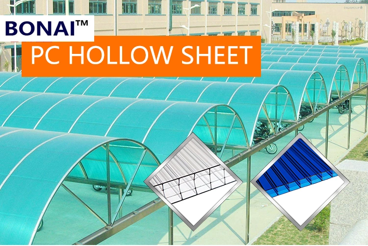 Polycarbonate Roofing Sheet Plastic Roof Wave Sheet Heat Insulation