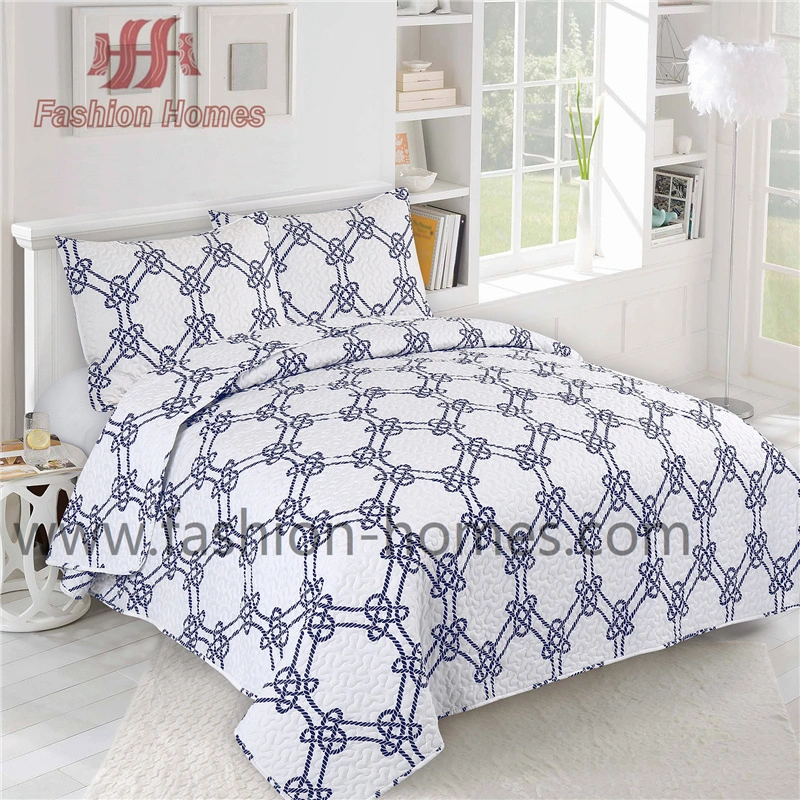 Damask and Paisley Printed Quilt Coverlet Comforter