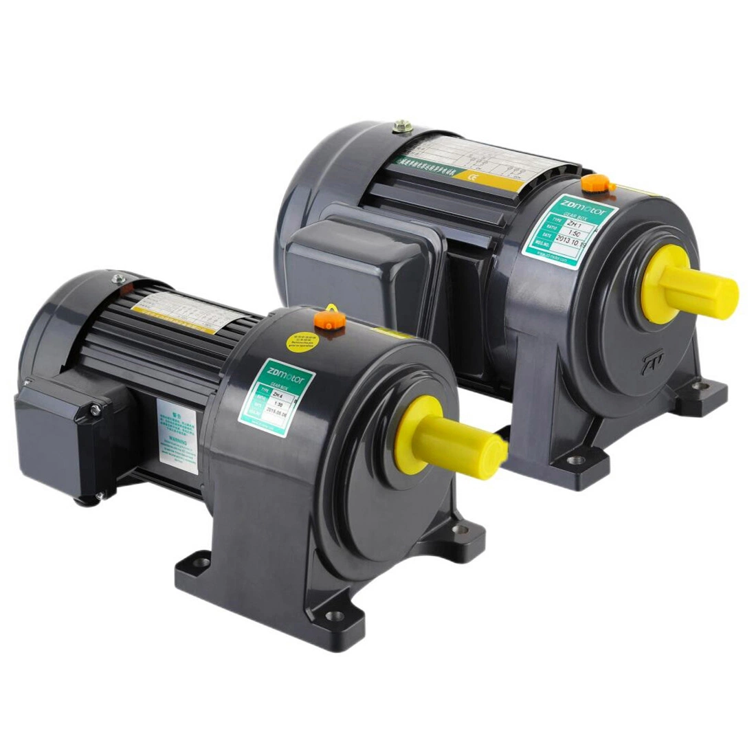 ZD Safe and Reliable Performance Shaft Dia 18mm 22mm 28mm 32mm 40mm 50mm Horizontal Type Vertical Electric Small AC Helical Gear Motor