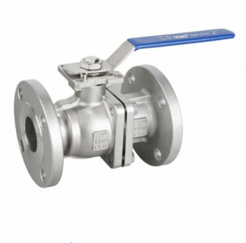 Stainless Steel 2 PCS Floating Ball Valve Meet API JIS GB Standard