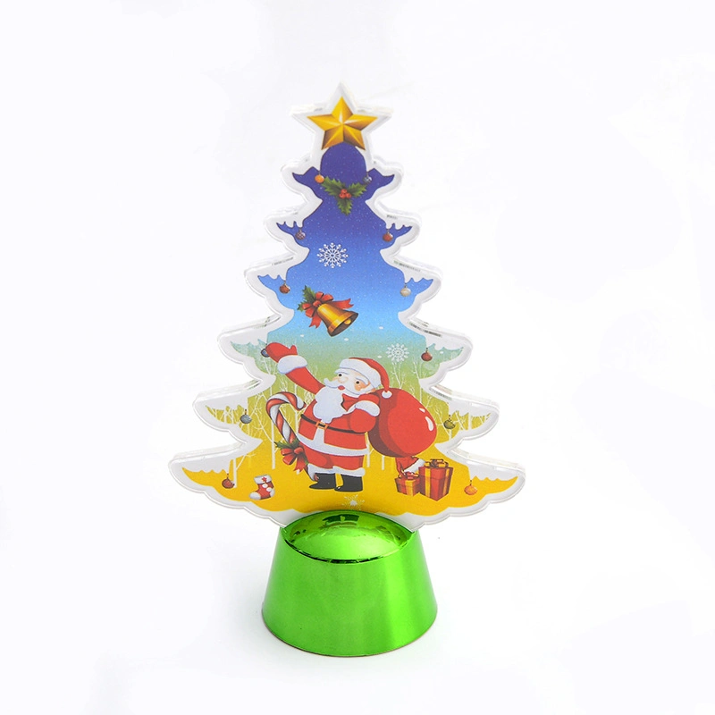 Acrylic Glowing LED Christmas 3D Acrylic Craft Night Light Decoration Gifts