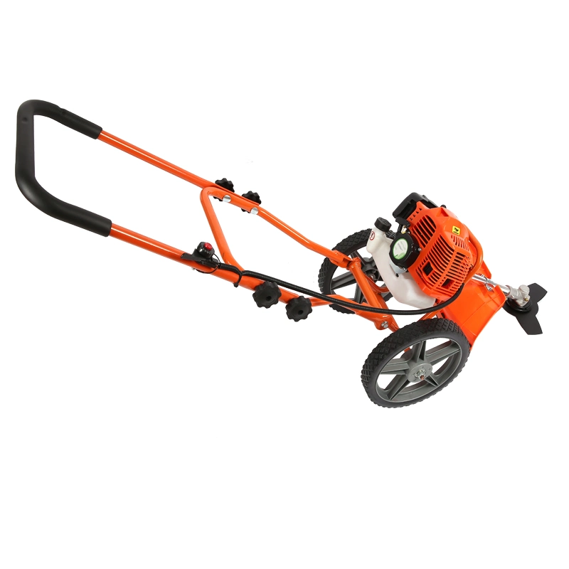 Um Wheeled Gasoline Hand Push Brush Cutter