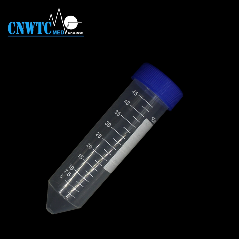 معمل تحميض بقعر مخقم أنبوب فالكون 50 مل مخروطي أنبوب الطرد المركزي