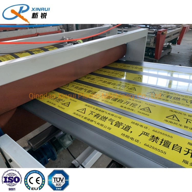 PE HDPE LDPE LLDPE Plastic Cable Protection Warning Tile Cover Extrusion Making Machine