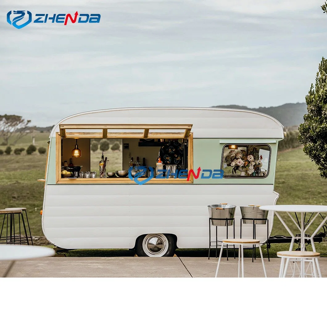 Eis Kaffee Van Bier Bar Hot Dog Electric Food Warenkorb Taco Truck Mobile Küche Restaurant Vintage Mobile Food Truck