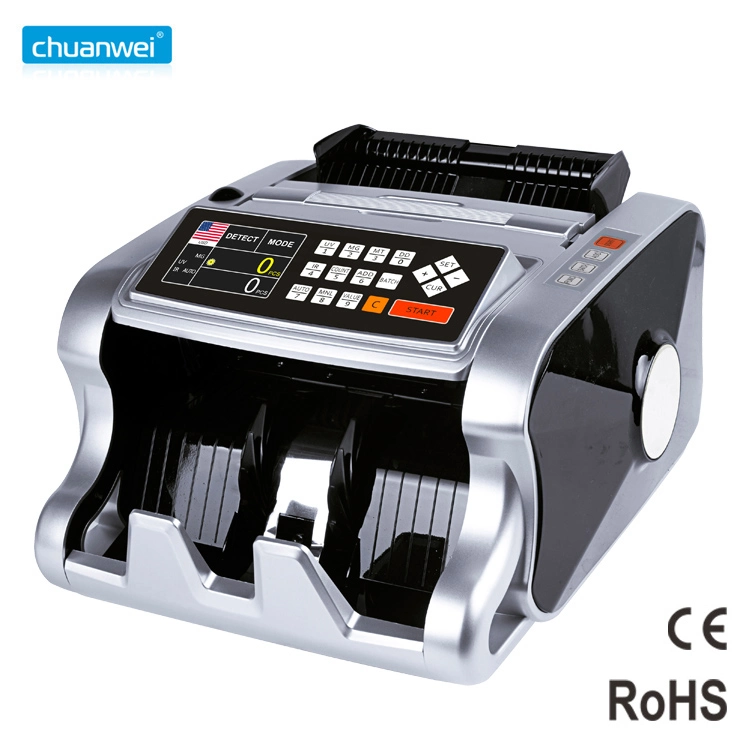 Financial Equipment Cashing Counting Banknote Counter Money Counting Machine Bill Counter Counterfeit Detector with UV Mg IR Dd Currency Counter