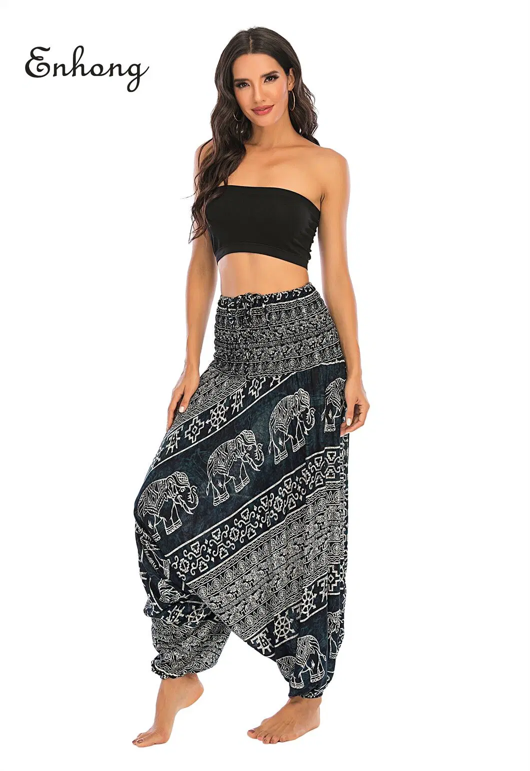 Frauen Mode Hippie Kleidung Boho Hosen Custom Großhandel