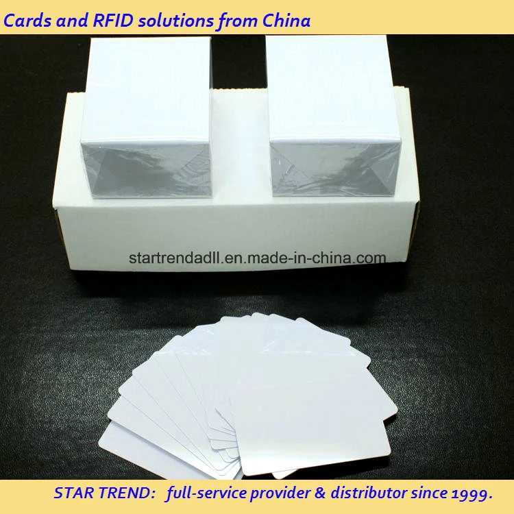 Loco Magnetic Stripe PVC Card /Plain White 30mil for Whoesale