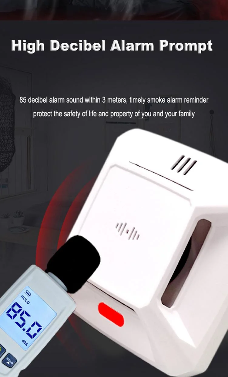 High quality/High cost performance  Best Price Fire Alarm Smoke Detector Wireless Photoelectric Sensor Smoke Detector