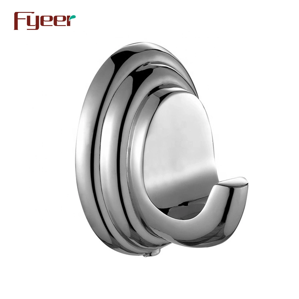 Fyeer 6 Piece Zinc Alloy Chrome Bathroom Accessory Set